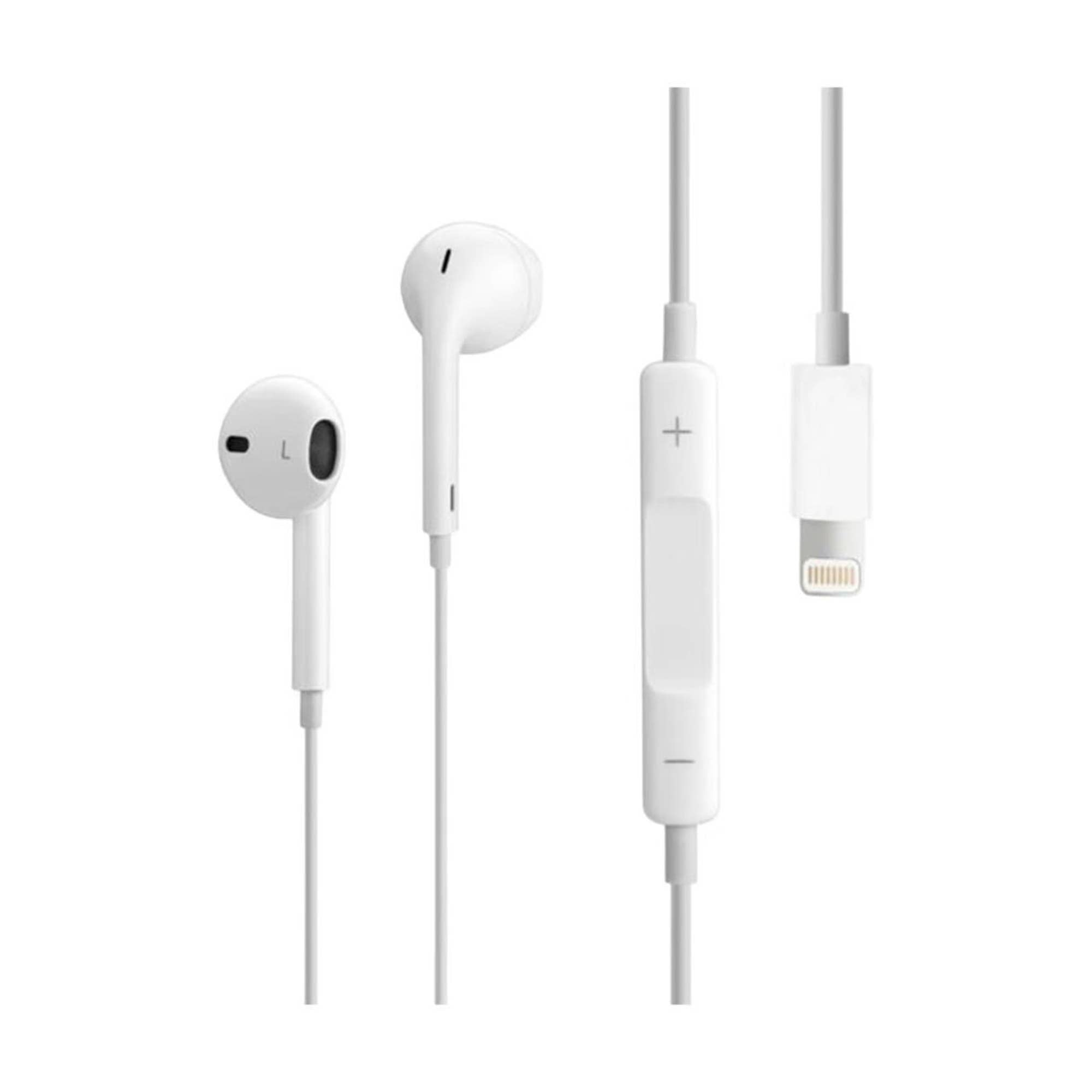 Headphones with Wired Lightning Cable
