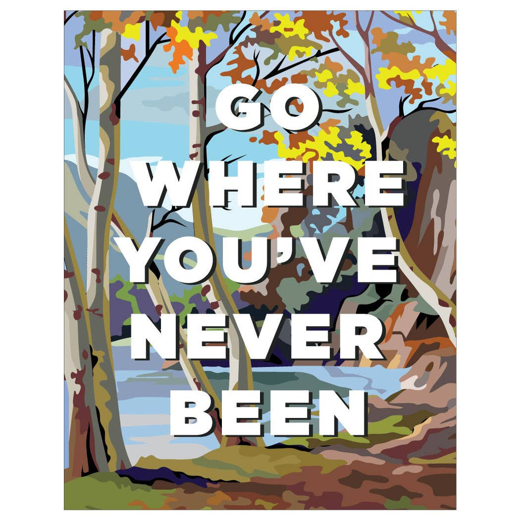Go Where You've Never Been PBN Magnet
