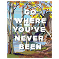 Go Where You've Never Been PBN Magnet