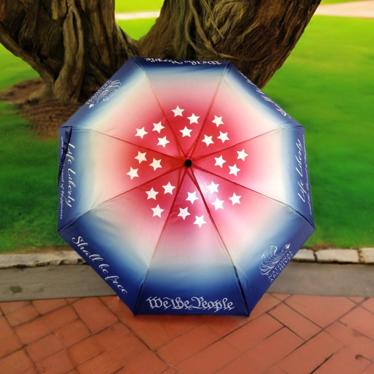 Umbrella - Patriotic Red White & Blue