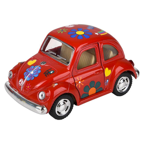 4" Diecast Pull Back 1967 VW Classic Beetle/Printing