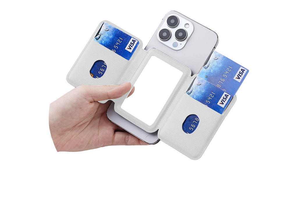 MagSafe Tri-Fold Mirror Wallet and Phone Stand