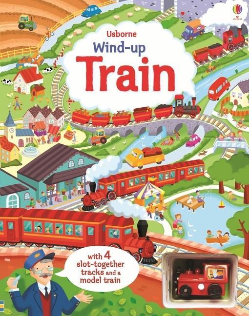 Wind-Up Train Toy Book Set