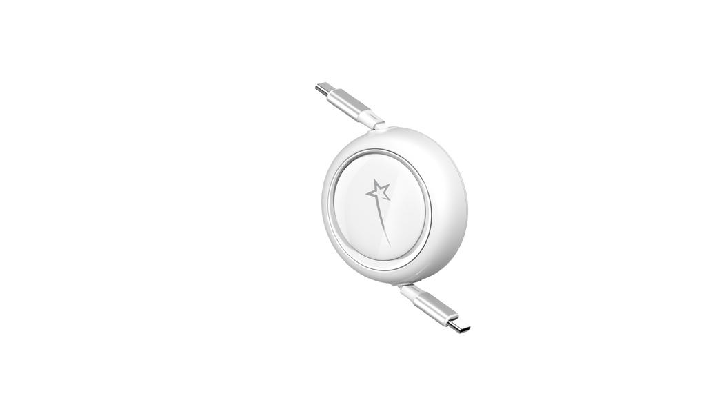 Retractable USB-C 4ft Cable Charger