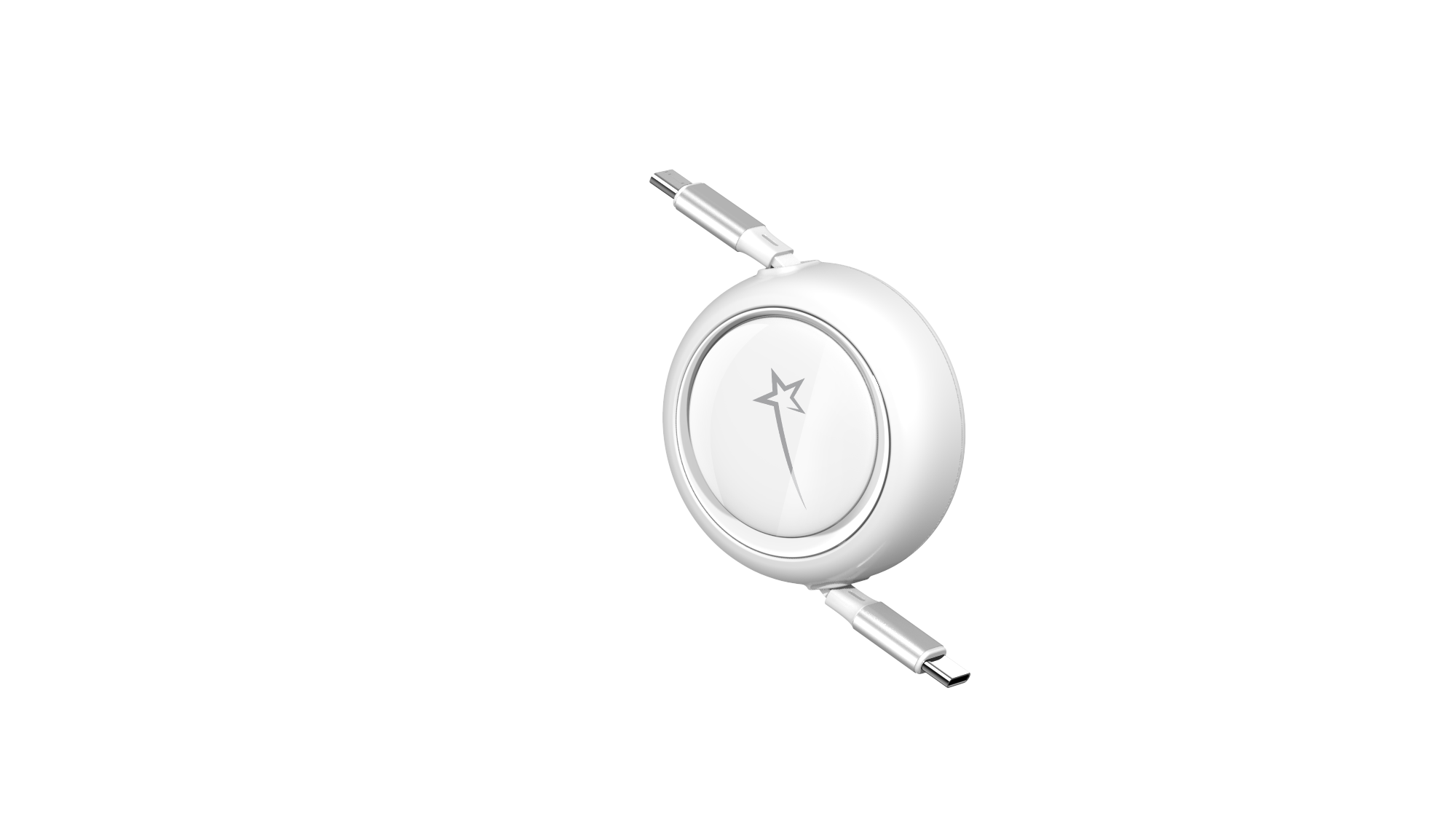 Retractable USB-C 4ft Cable Charger