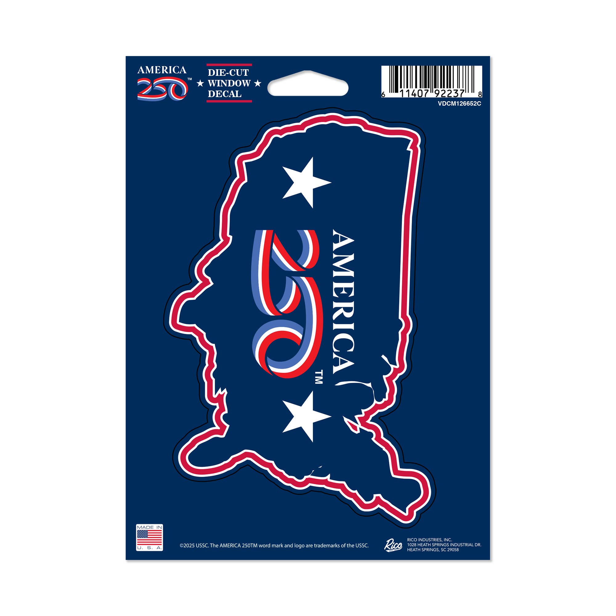 America 250 Car Decal