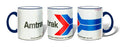 Retro Amtrak Ticket Mug