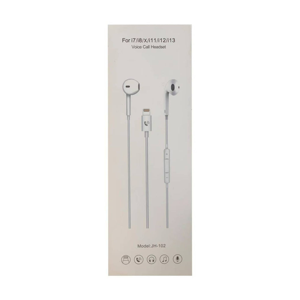 Headphones with Wired Lightning Cable
