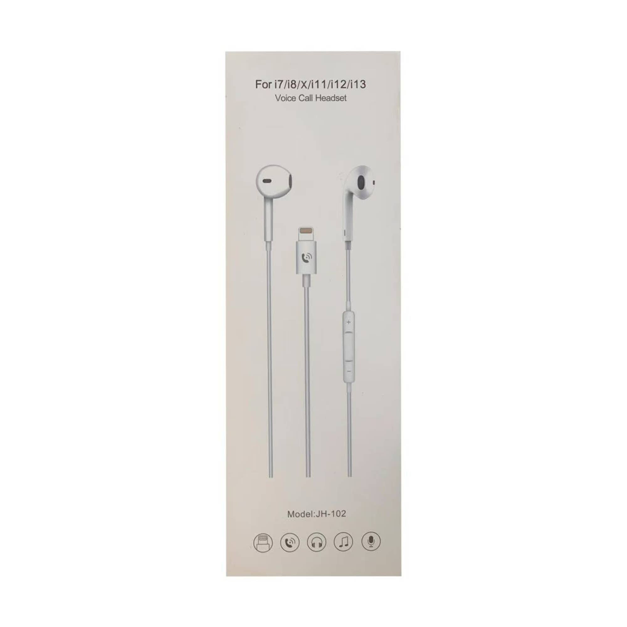Headphones with Wired Lightning Cable