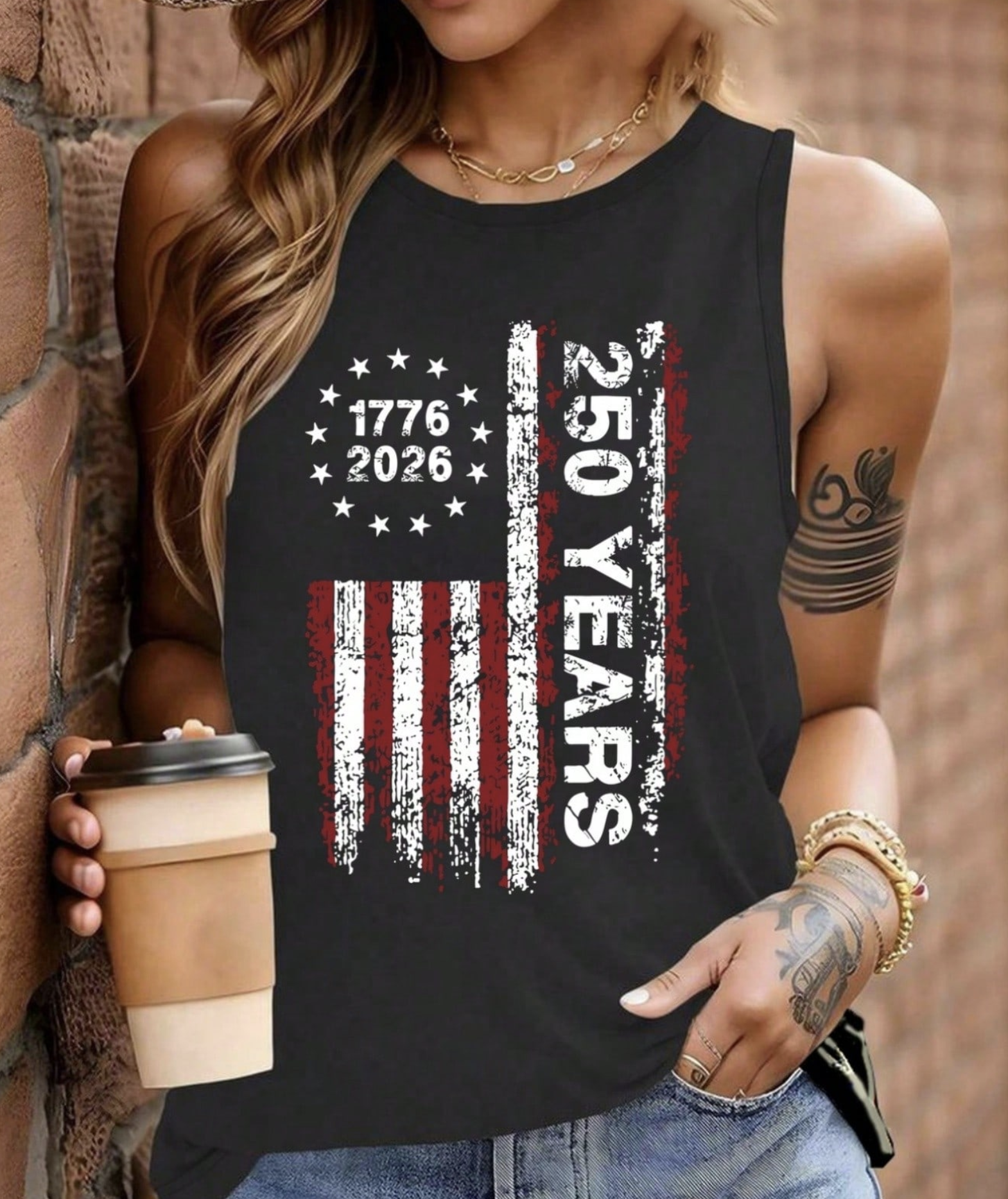 Tank Top - America 250 Flag