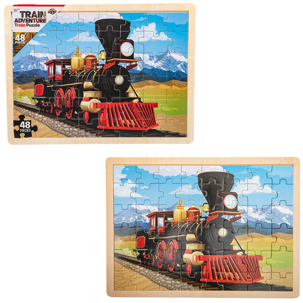 15.75" x 11.75" 48PC Locomotive Puzzle