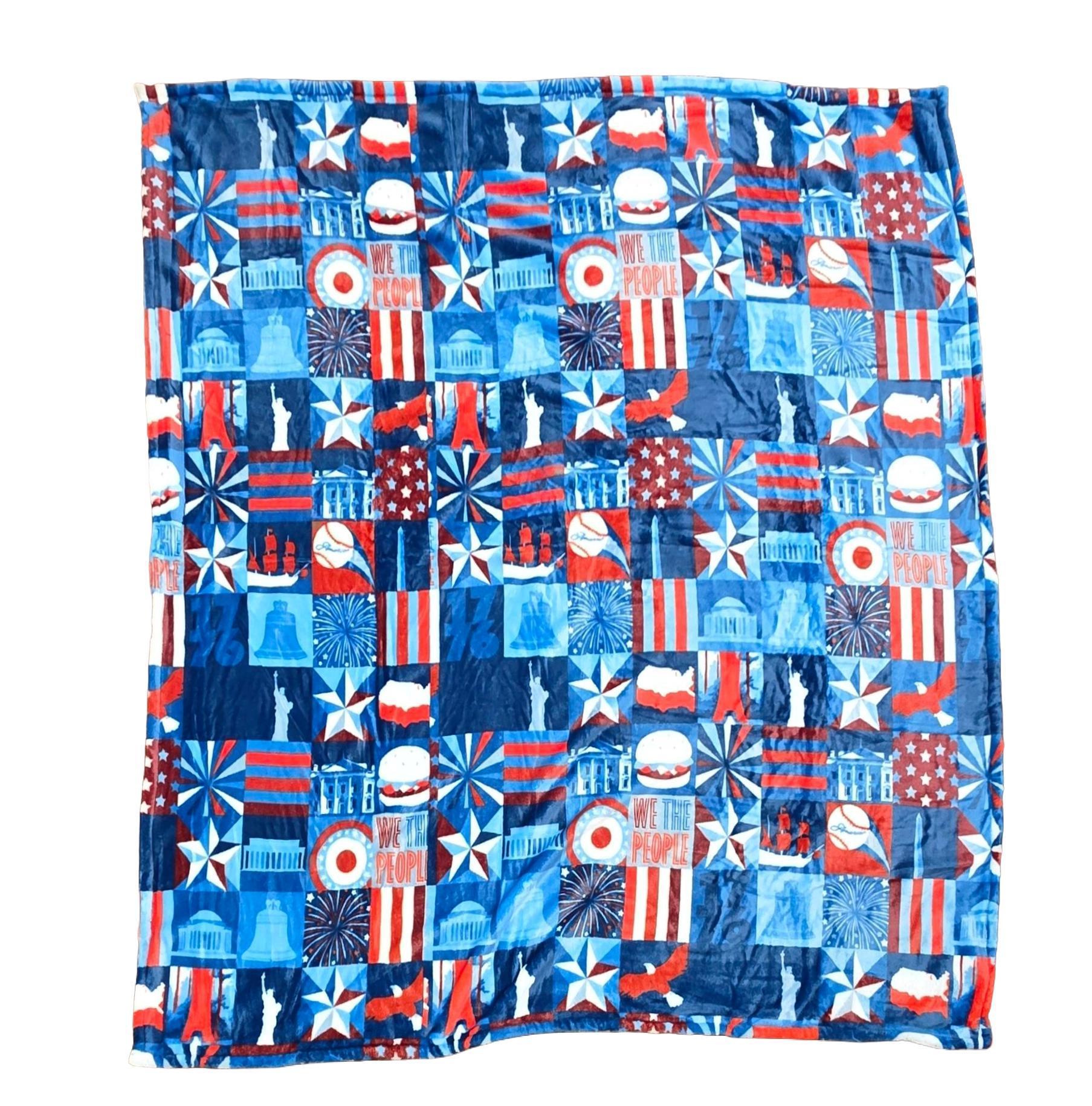 America 250 Plush Travel Blanket