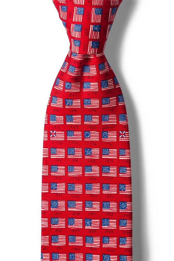 American Flag Tie