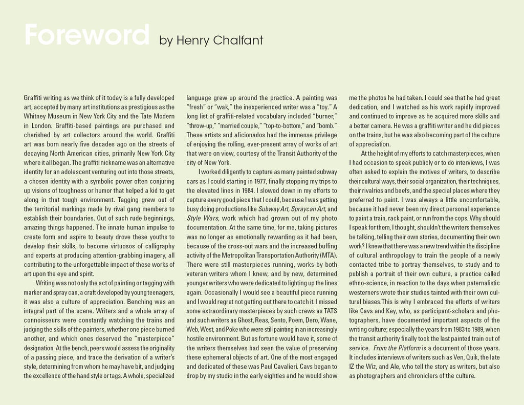 From the Platform 2: More NYC Subway Graffiti, 1983–1989