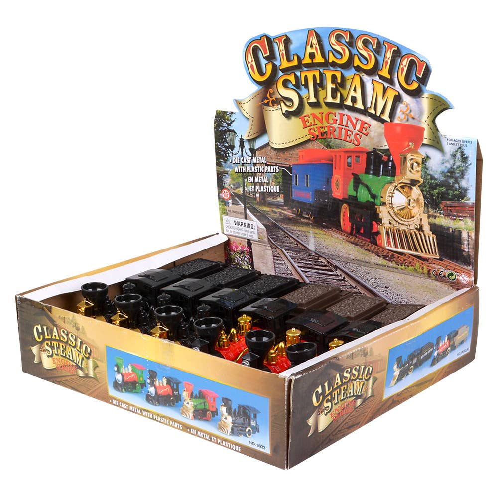 Steam Engine Locomotive Diecast Pull Back