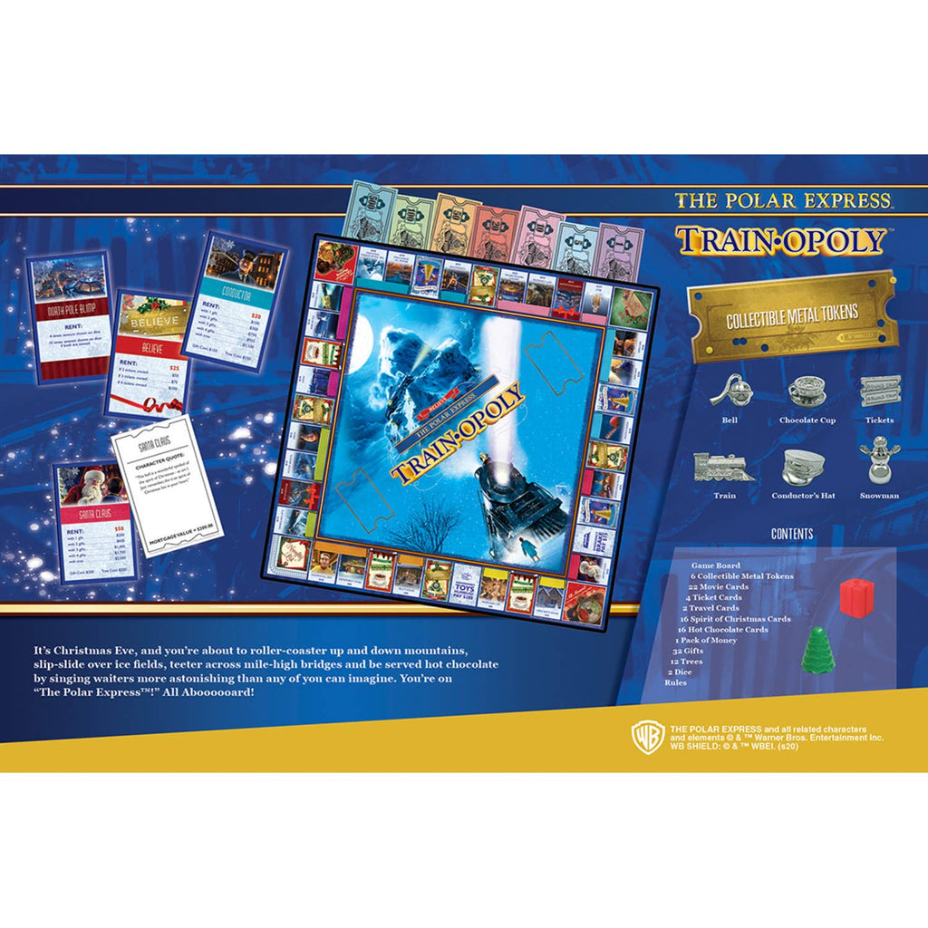 The Polar Express Opoly Board Game