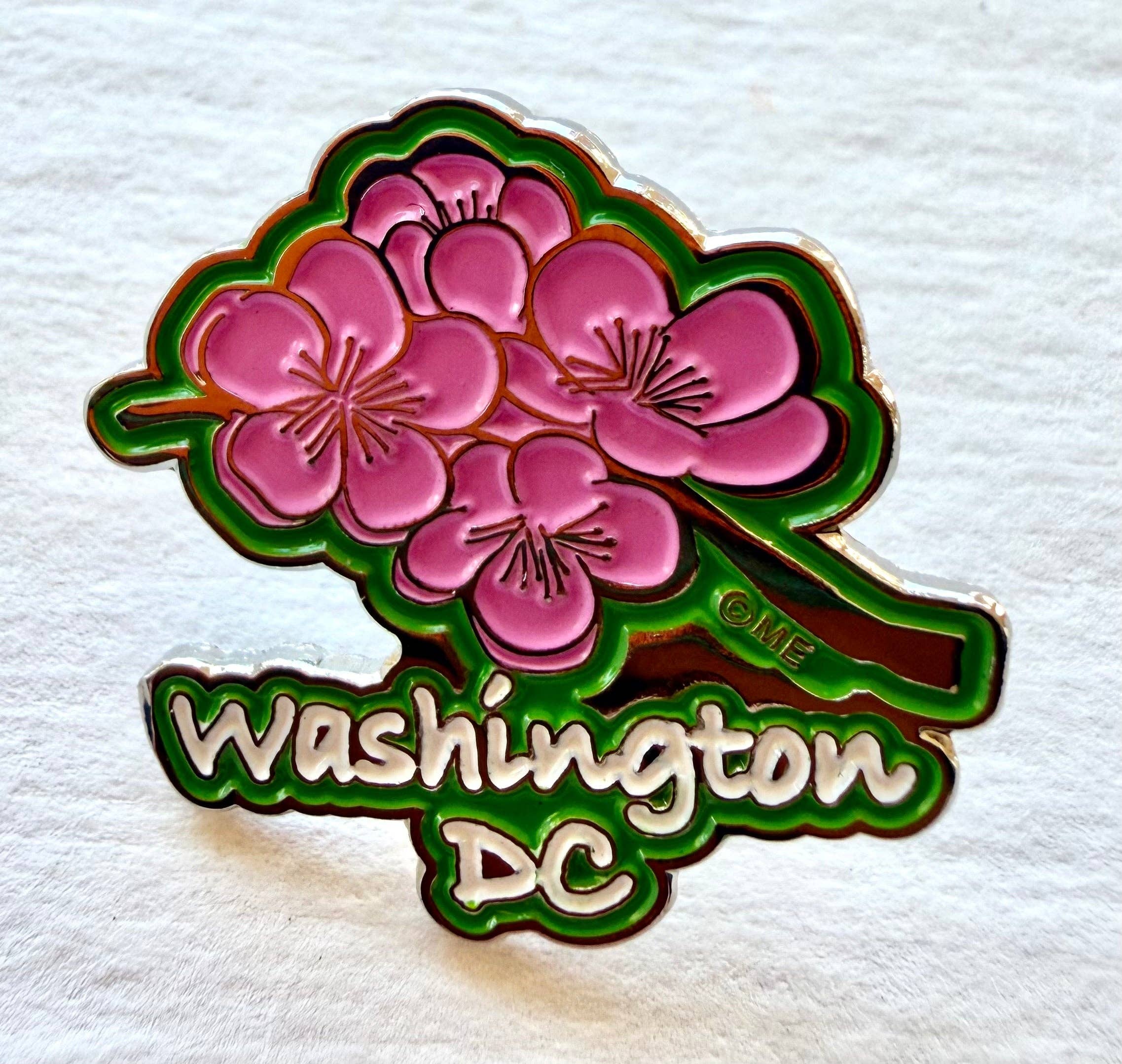 Washington DC Cherry Blossoms Lapel Pin