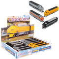 6.5" Diecast Pull Back Classic Loco Diesel Train
