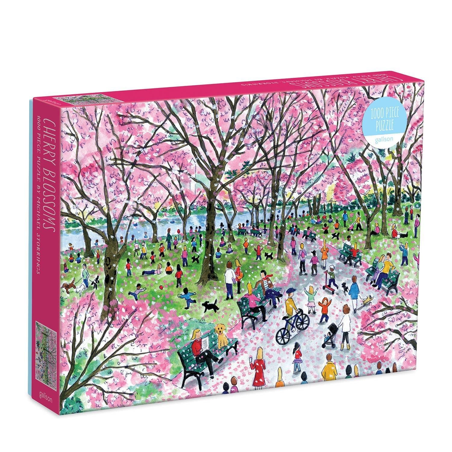 Puzzle Michael Storrings Cherry Blossom 1000 Pcs