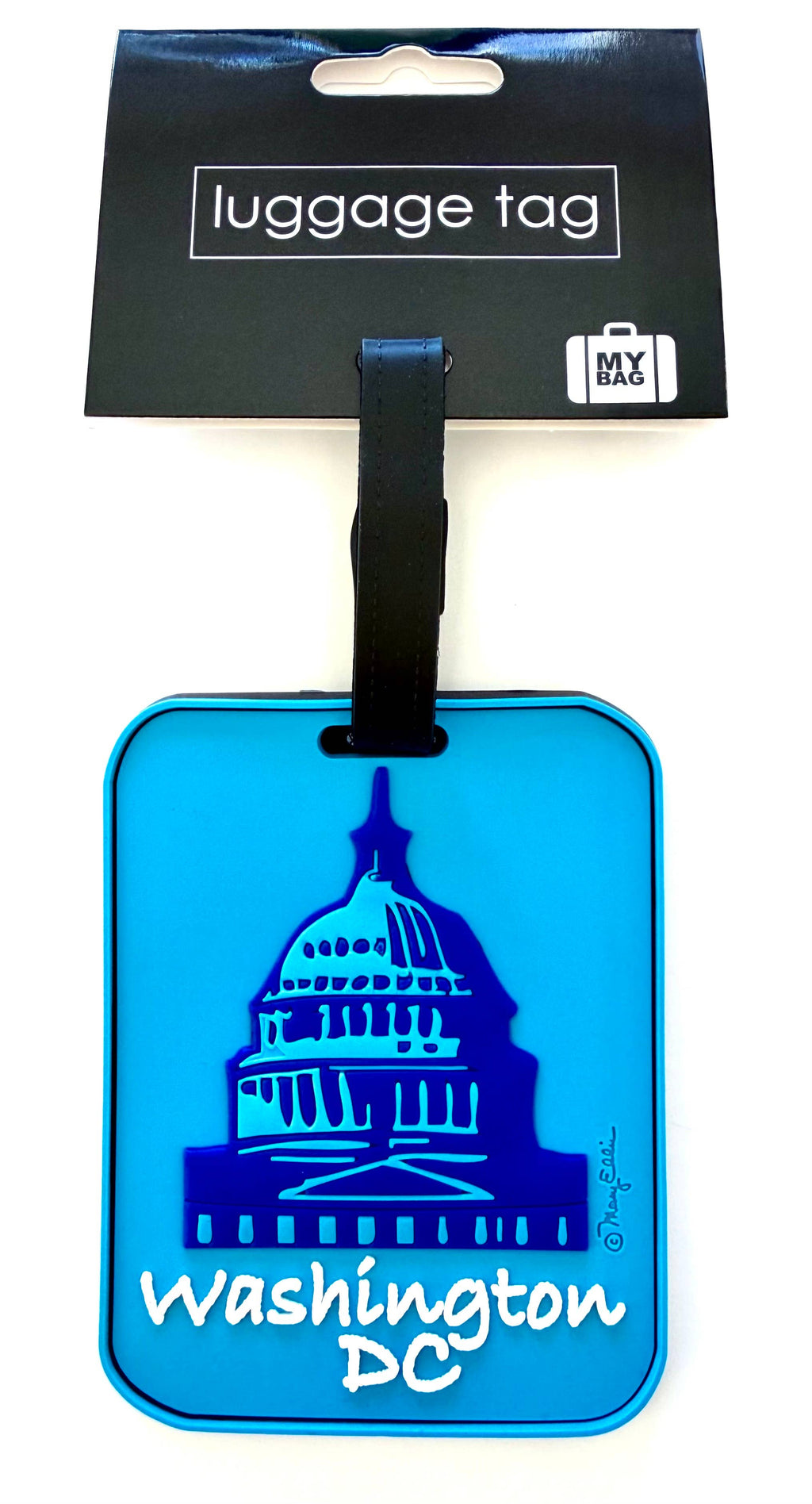 Washington DC Capitol 3-D Luggage Tag