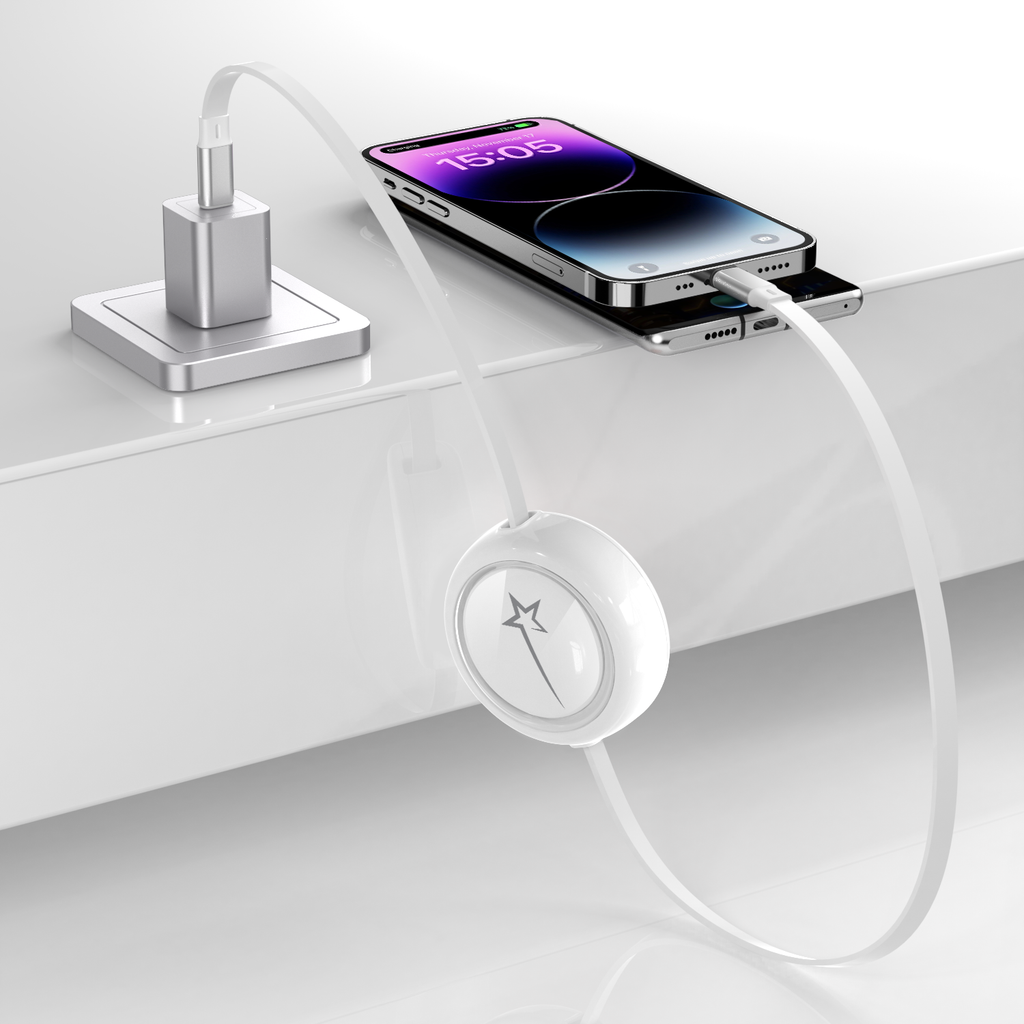 Retractable USB-C 4ft Cable Charger