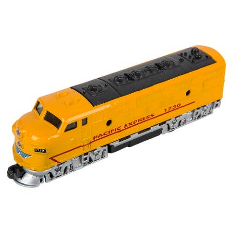 6.5" Diecast Pull Back Classic Loco Diesel Train