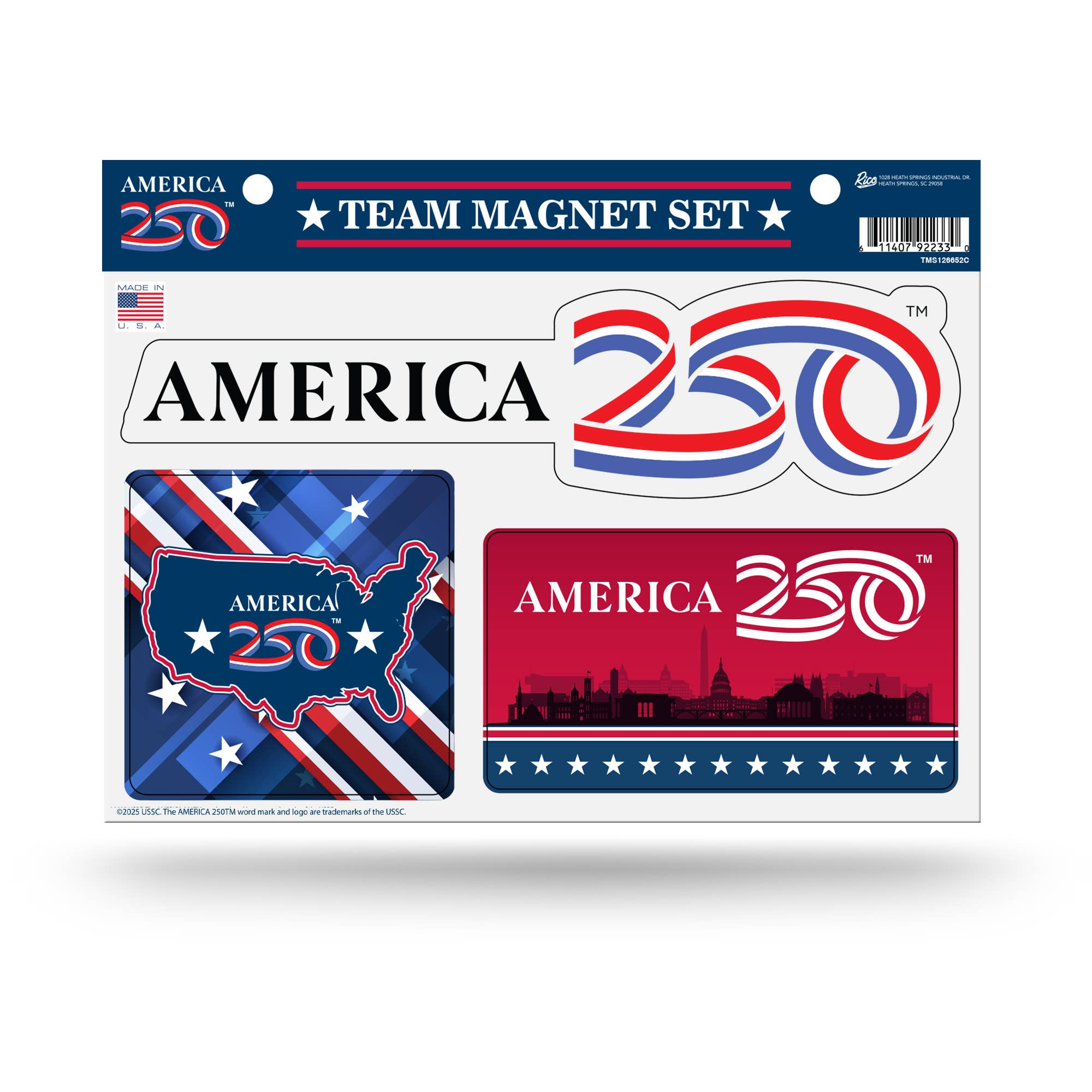 America 250 Team Magnet Sheet