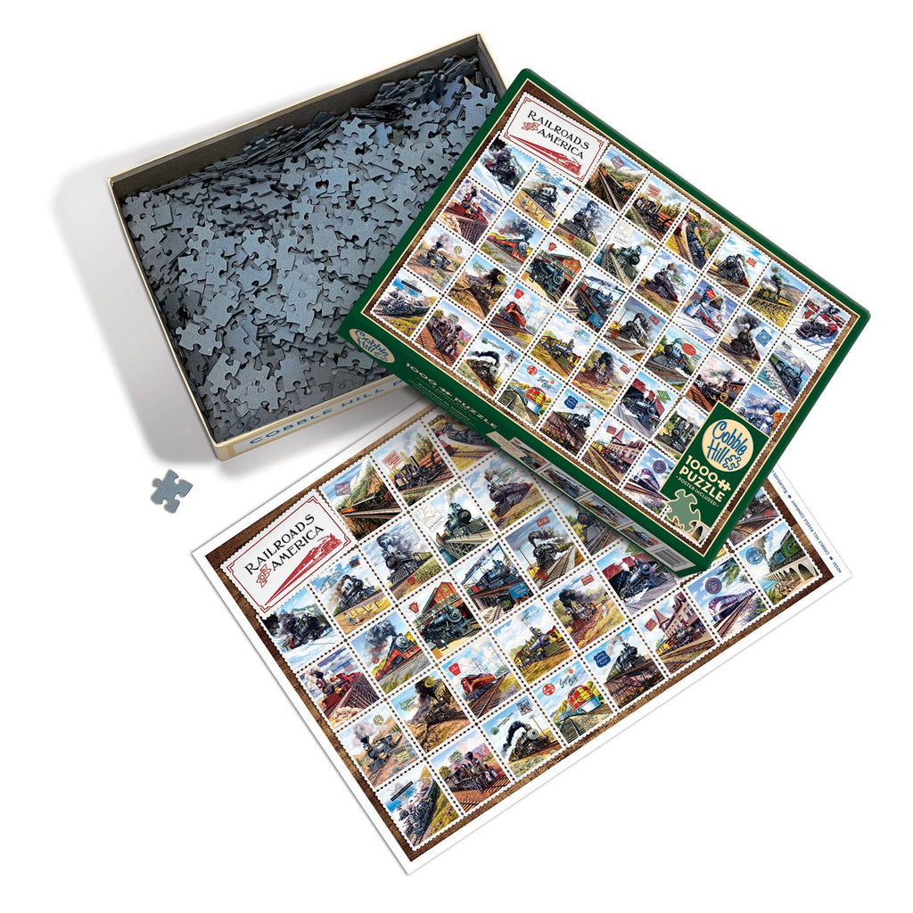 Railroads of America 1000-Piece Puzzle