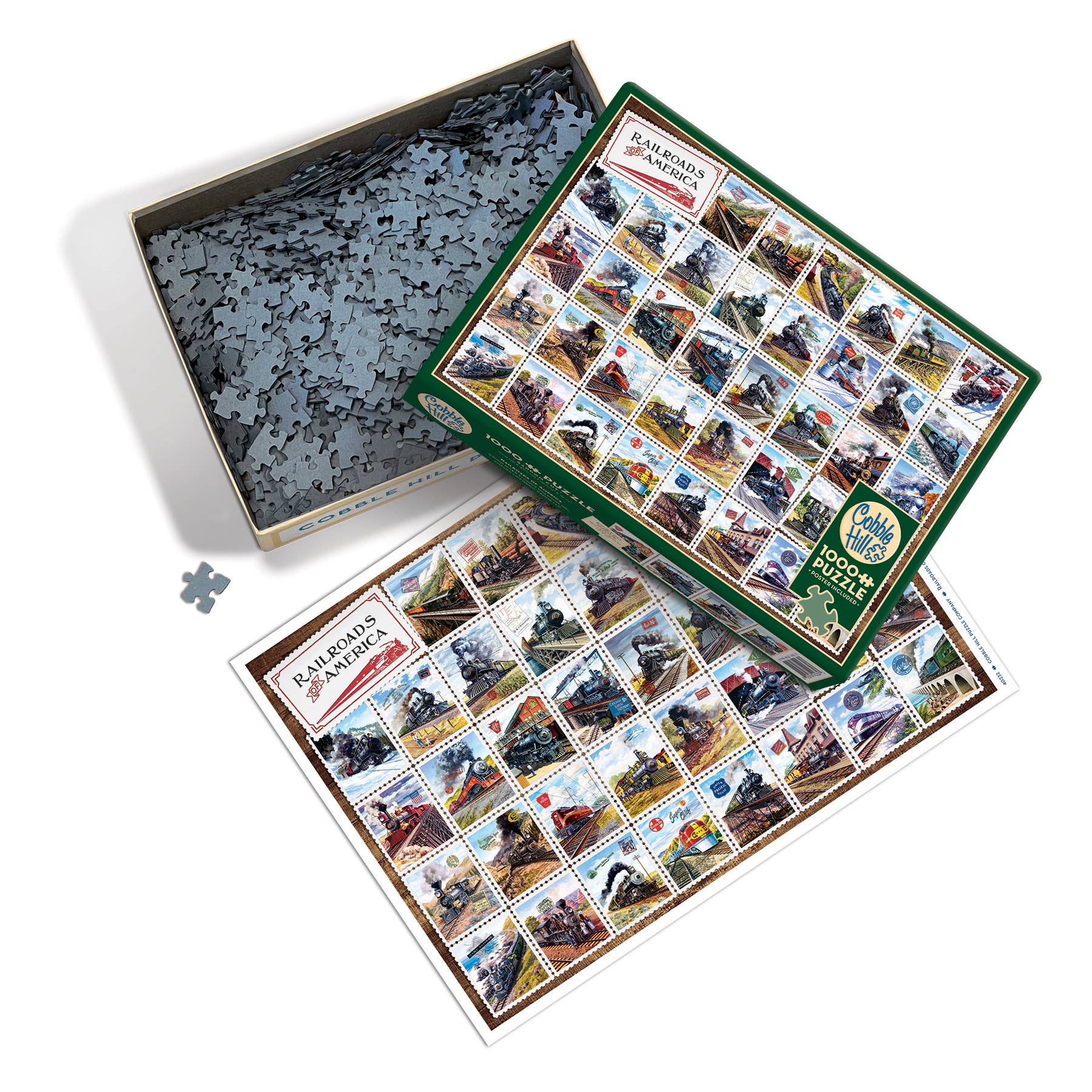 Railroads of America 1000-Piece Puzzle