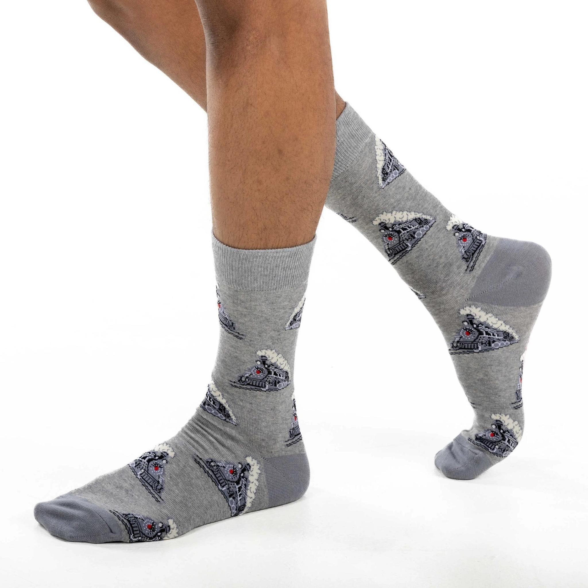 Trains in Motion Men's Socks