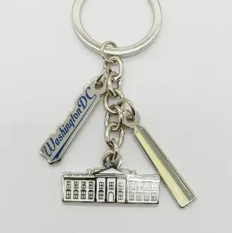 Keychain - The White House/Washington Monument